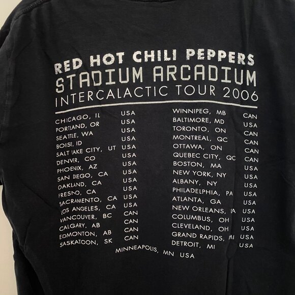 Y2K 2006 the red hot chili peppers stadium arcadium tour shirt size medi… - Picture 5 of 5